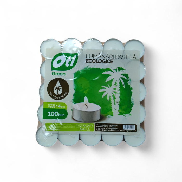 LUMANARI PASTILE ECOLOGICE 100BUC/SET [1]