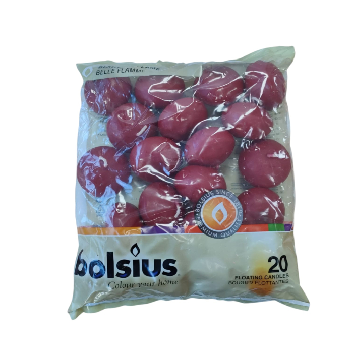 LUMANARI PLUTITOARE ROSU 20BUC [1]