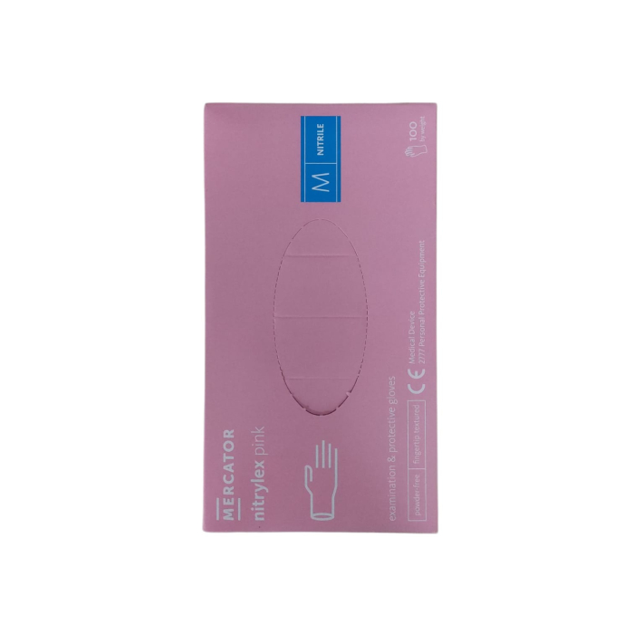MANUSI NITRIL PINK M (100buc) [1]