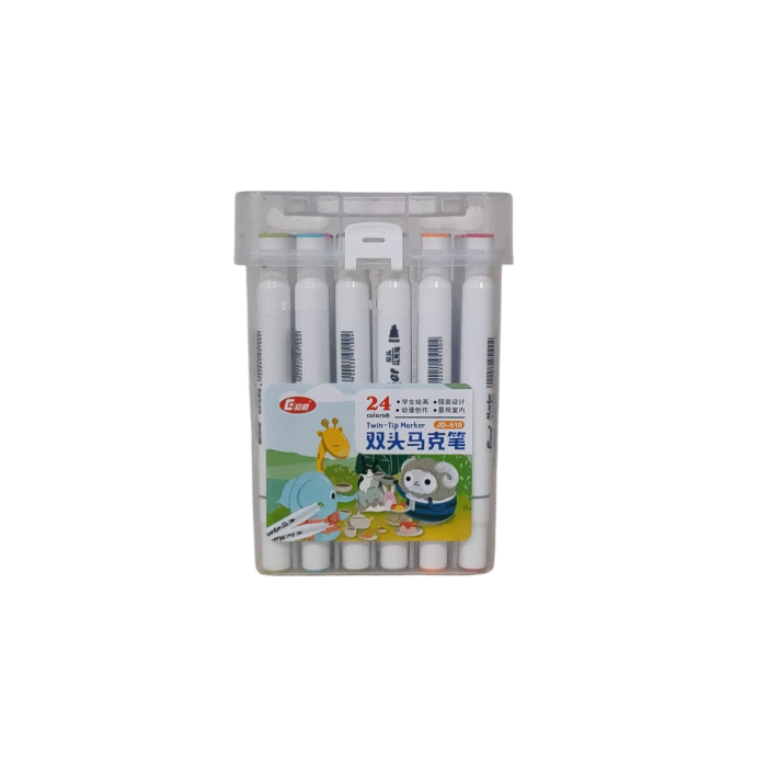 Marker 2 capete 24 culori 510 27.3 [2]