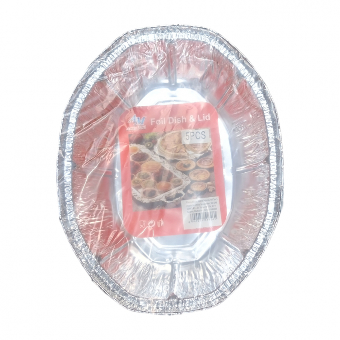 Platou adanc folie aluminiu, set 5pcs  M15.3 [1]