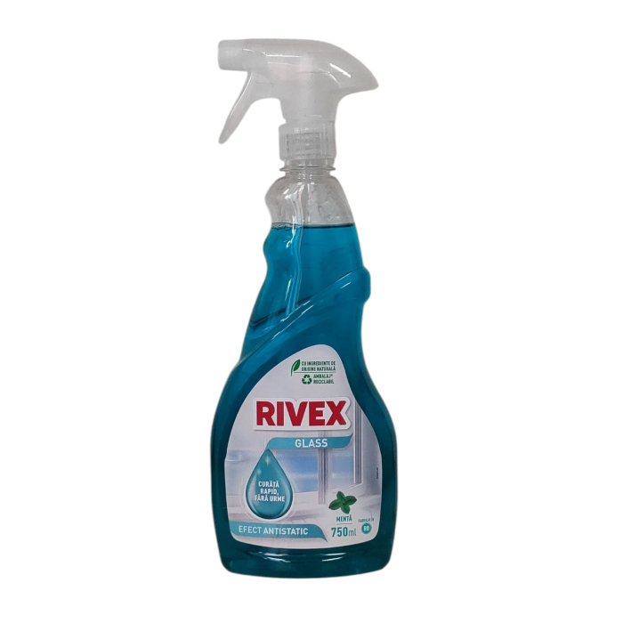 RIVEX geam 750ML cu pulveriz.MENTA [1]