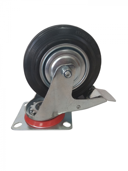Roata pivotanta cu frana, 160mm 24D-9--18 [1]