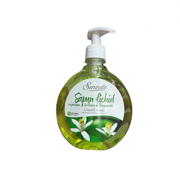 SENZATE SAPUN LICHID 500ML Floare De Bergamota [1]