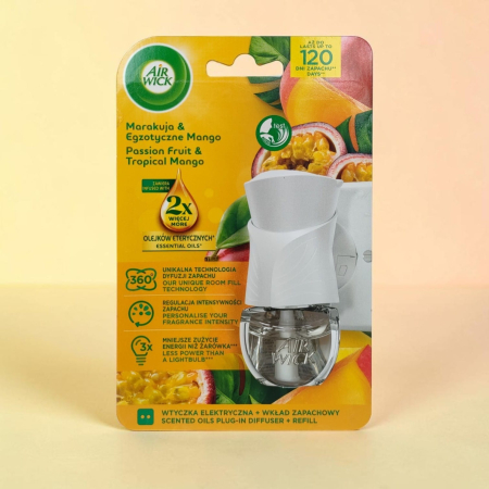 PRODUSE CURATENIE UNIVERSALE - AIR WICK ODORIZANT APARAT EL+REZ.19ML PASSION FRUIT*6
