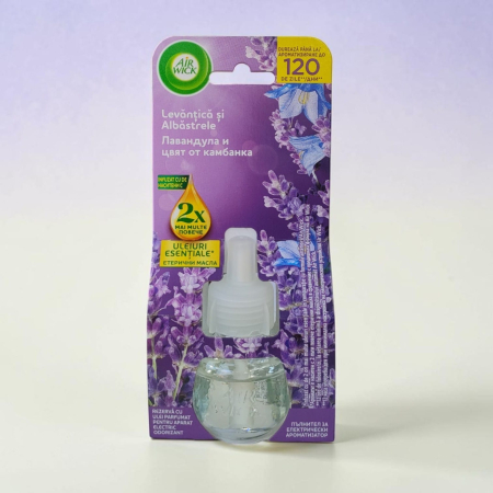 PRODUSE CURATENIE UNIVERSALE - AIR WICK ODORIZANT REZ. ELECTRICA 19ML LAVANDA&ALBASTRELE*6
