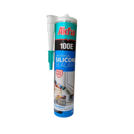 SILICON, SPUME - AKFIX 100E SILICON UNIVERSAL 280ML(GW325) TRANSP. (24)
