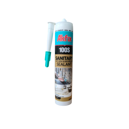 SILICON, SPUME - AKFIX 100S SILICON SANITAR 100% 280ML ALB (24)