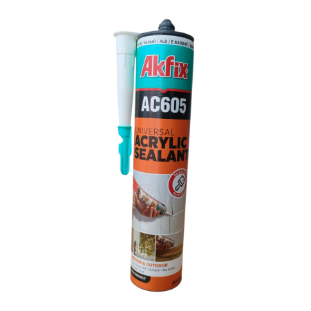 SILICON, SPUME - AKFIX AC605 SILICON ACRILIC 310ML (GW.550)ALB (24)