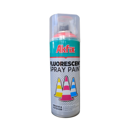 Import - AKFIX VOPSEA SPRAY ROSU FLUORESCENT 400ML GW.380GR (6)
