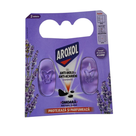 INSECTICIDE SI RATICIDE - AROXOL ANTIMOLII gel lavanda 2buc/set