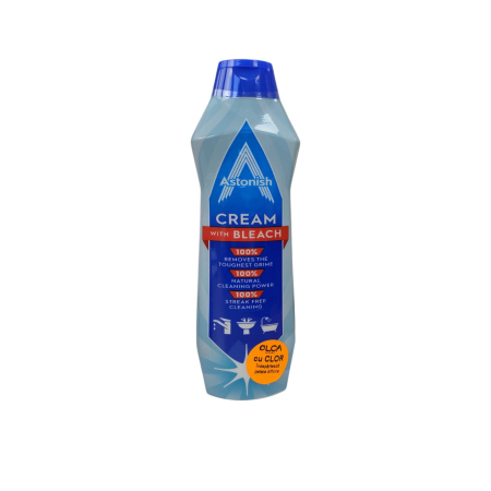 SOLUTII SUPRAFETE - ASTONISH crema curatat cu inalbitor 500ml