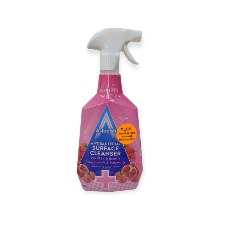 SOLUTII SUPRAFETE - ASTONISH solutie antibacteriana de curatare750ml rodie