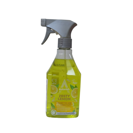 SOLUTII SUPRAFETE - ASTONISH spray dezinfectant 550ml lemon