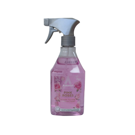 SOLUTII SUPRAFETE - ASTONISH spray dezinfectant 550ml pink roses