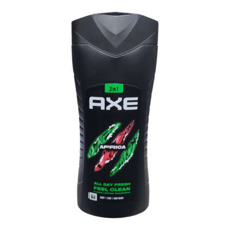 GEL DUS - AXE GEL DE DUS 400ML 3IN1 AFRICA*12