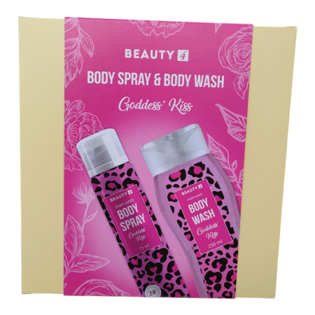 Import - BEAUTY SET DAMA (BODY SPRAY 75ml +GEL DUS 250ml)KISS
