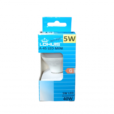 BECURI,CORPURI SI SURSE ILUMINAT - BEC 5W-E14 LOH-sferic (taxa verde 0.40)