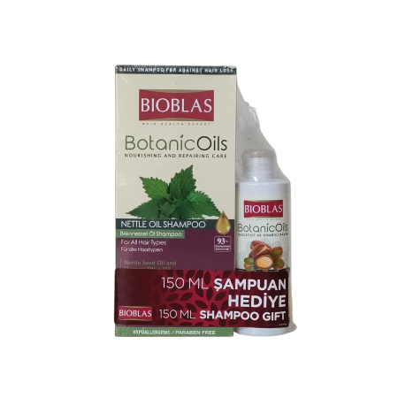 INGRIJIRE PERSONALA - BIOBLAS SAMPON NETTLE 360ML+S ARGAN 150ML