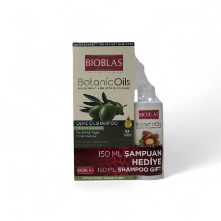 SAMPON SI BALSAM - BIOBLAS SAMPON OLIVE 360ML+S ARGAN 150ML