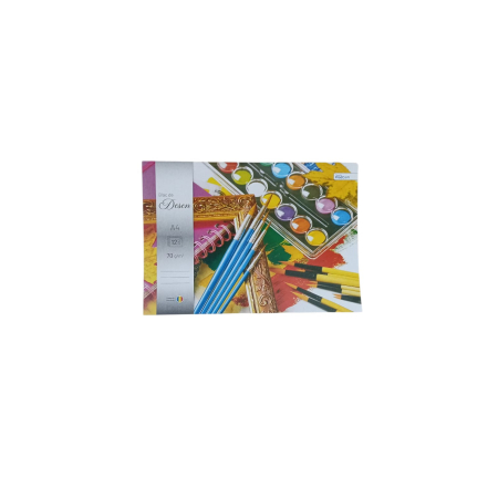 PAPETARIE - BLOC DESEN A4 SUBTIRE(80G/12F)