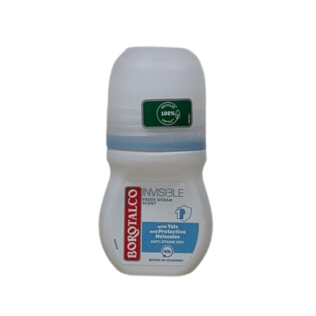 DEODORANTE SI ANTIPERSPIRANTE - BOROTALCO ROLL ON 50ML MEN INVISIBLE FRESH
