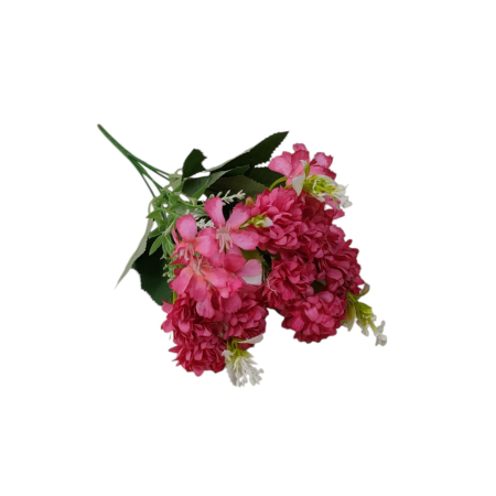 NeoSysApi - Buchet mini crizanteme, material plastic si textil 25N 7-15