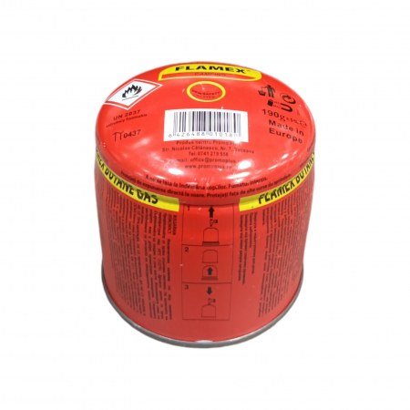 ARAGAZE, CAMPING - BUTELIE GAZ CU VALVA FLAMEX 190GR