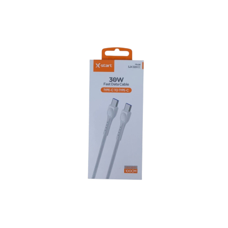 CABLURI ELECTRICE, CONDUCTORI SI ACCESORII - CABLU DATE USB-C 30W (SJX315CC) WHITE