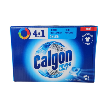 PRODUSE CURATENIE UNIVERSALE - CALGON 15 buc TABLETE 195gr.