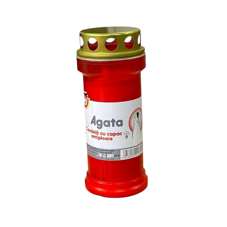 CANDELE & LUMANARI - CANDELA Agata /capac antiploaie 48H