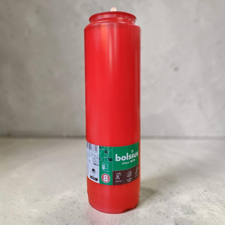 CANDELE & LUMANARI - CANDELA BOLSIUS REZERVA NR13 ROSU