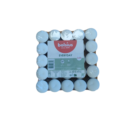CANDELE & LUMANARI CEARA NATURALA - CANDELA pastile BT 100buc (3.5 ore)