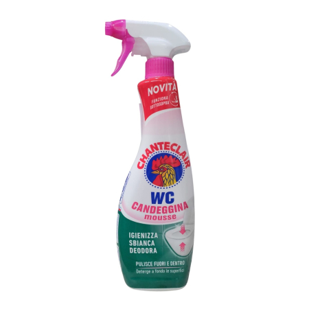 DETERGENTI BUCATARIE SI BAIE - CHANTECLAIR WC SPUMA CU INALBITOR SPRAY 625ML