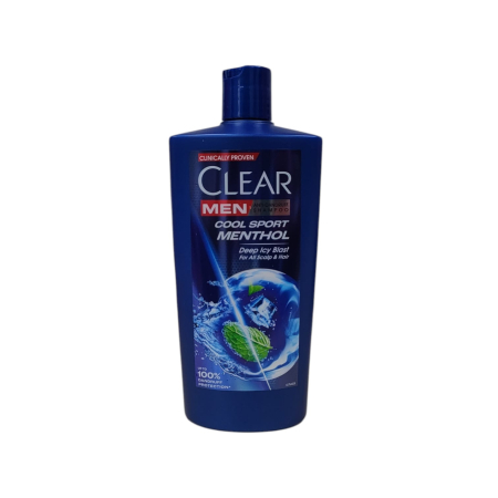 SAMPON SI BALSAM - CLEAR SAMPON PAR 610ML MEN COOL SPORT MENTHOL*6