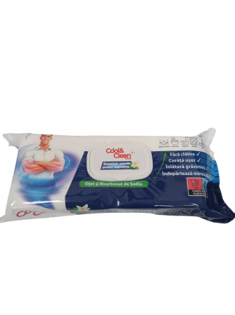 PRODUSE CURATENIE UNIVERSALE - COOL&CLEAN SERVETELE UMEDE OTET/BIC 100BUC