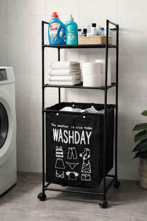 RAFTURI & ORGANIZATOARE - Cos de Rufe cu Roti 4.11