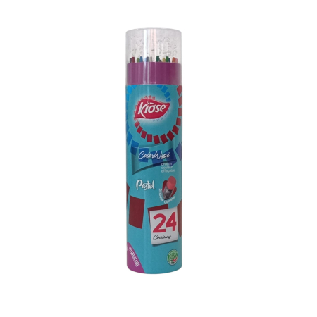 PAPETARIE - CREIOANE COLORATE PE TUB 24buc  25M 15-1