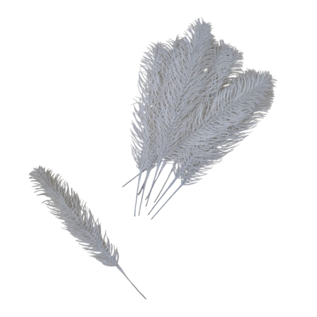 FLORI ARTIFICIALE - BUCHET CRENGUTA BRAD ALB(10buc) artificiala 25A 4-40