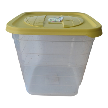 CUTII ALIMENTE, COSURI - CUTIE patrata 5.5L cu capac ptr branza CRI