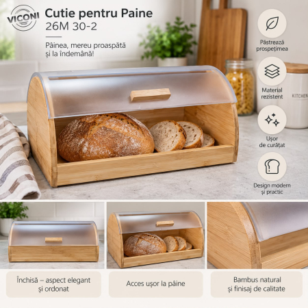 PRODUSE UZ CASNIC SI MENAJ - Cutie pentru Paine 26M 30-2