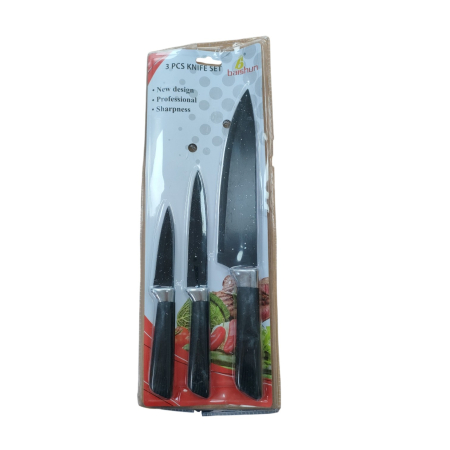 ARTICOLE BUCATARIE - CUTIT METAL NEGRU 3/set