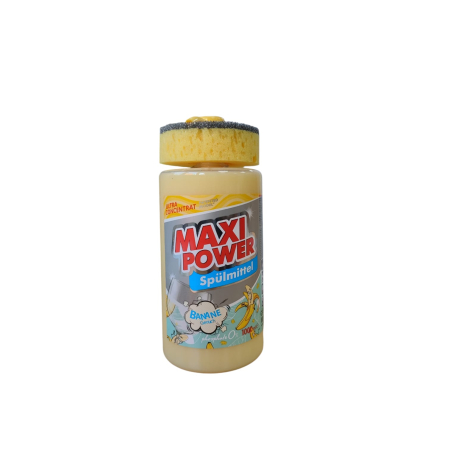 SOLUTII VASE - DETERGENT SPALAT VASE MAXI POWER 1L banana
