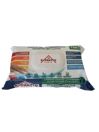 CURATENIE SI INTRETINEREA CASEI - EXPERTTO LAVETE UM.UNIV.100BUC BOCARB+OTET