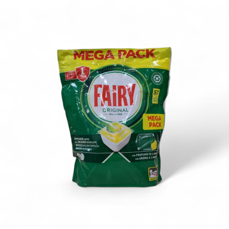 SOLUTII VASE - FAIRY CAPSULE LEMON 57 PCS