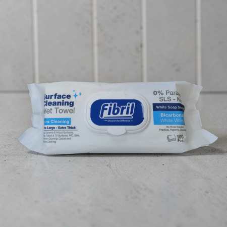 PRODUSE CURATENIE UNIVERSALE - FIBRIL BLUE SERVETELE UMEDE MULTISUP. OTET SI BIC.100BUC