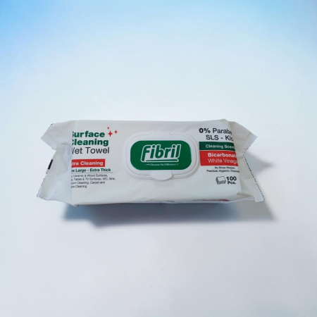 PRODUSE CURATENIE UNIVERSALE - FIBRIL GREEN SERVETELE UMEDE MULTISUP. OTET SI BIC.100BUC