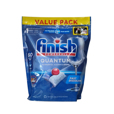 DETERGENTI BUCATARIE SI BAIE - FINISH CAPSULE MASINA VASE 60 buc FRESH