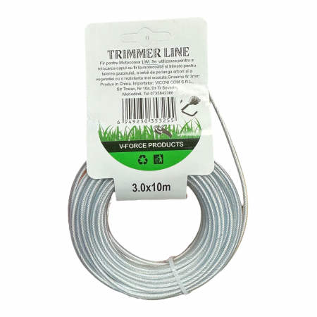 UTILAJE PT GRADINA SI ACCESORII - FIR TRIMMER 3.0*10m  Ean13-23
