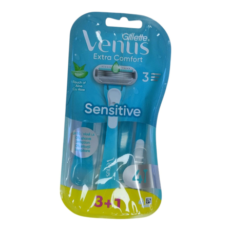 Import - GILLETTE VENUS RASOARE SENSITIVE 3+1BUC/SET VERDE*6